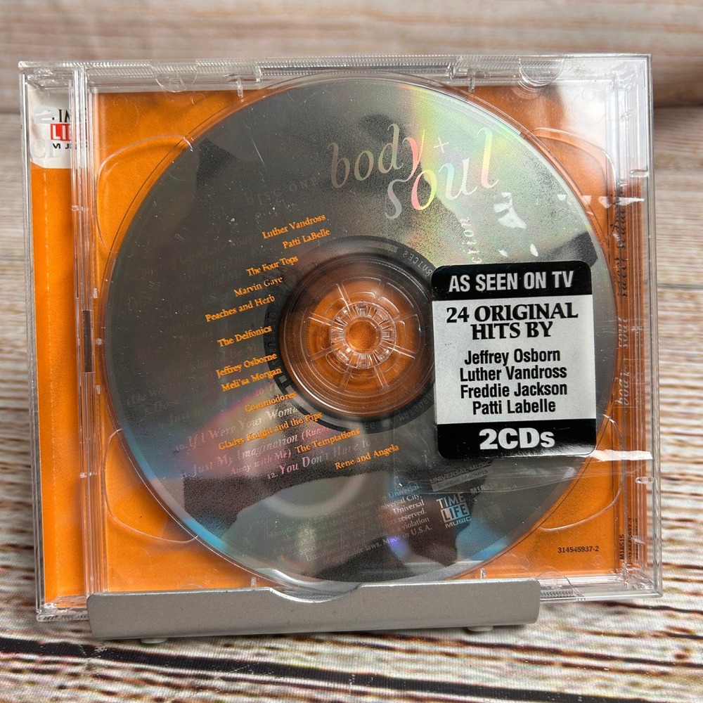 Time-Life Body + Soul Sweet Seduction 2-CD Set Various Artists 1999 R&B Soul